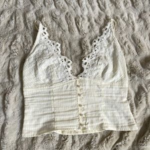 Free people cream tank
